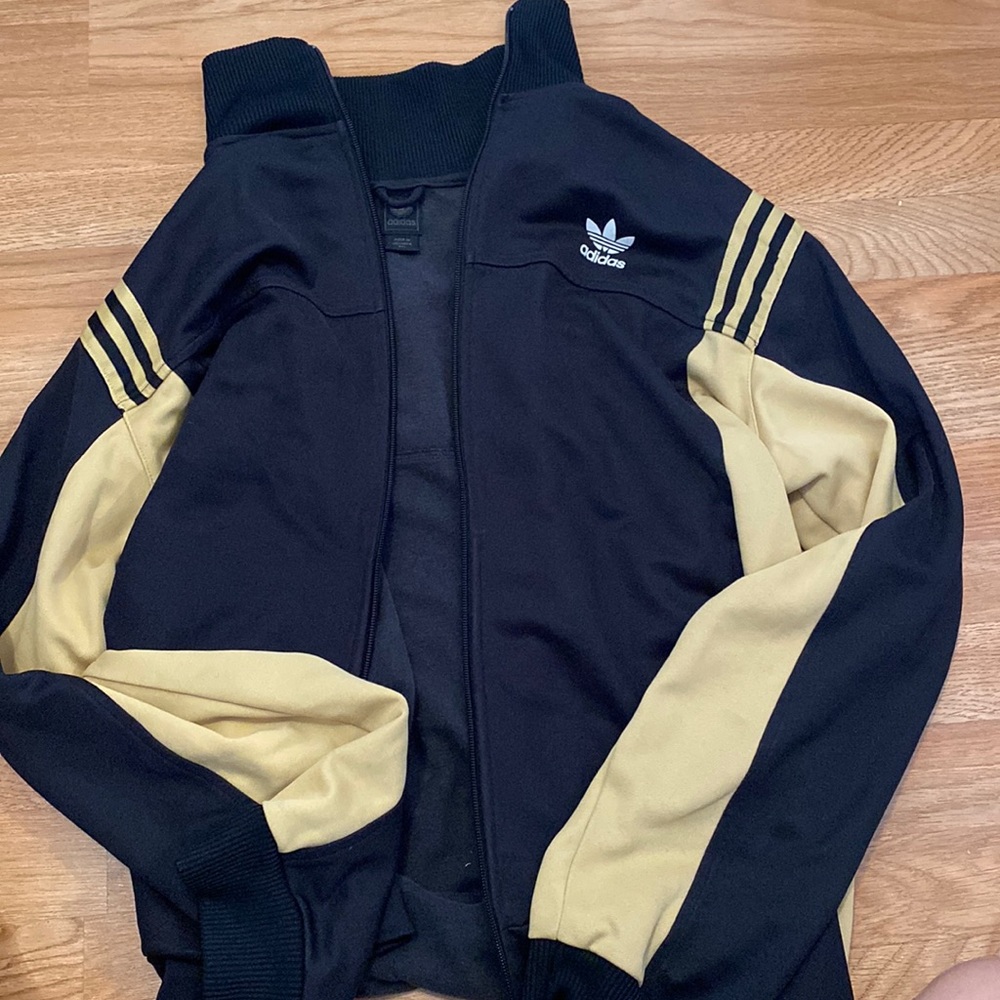 Adidas Jacket black and gold